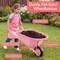 Best Choice Products Kids Gardening Tool Set 8 Piece with Wheelbarrow, Metal Tools, Apron, Gloves Ages 3+